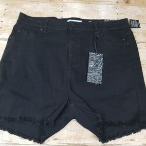 Realm Denim Shorts Plus Size 22W